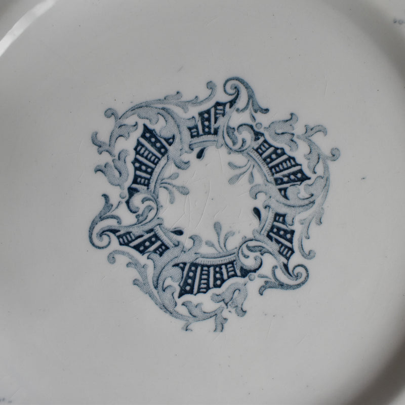 Antique Dessert Plate, Lunéville Bordure B