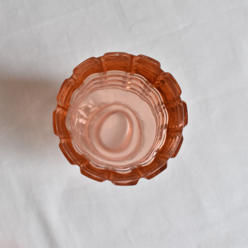 ヴィンテージピンクグラス　トワレセット