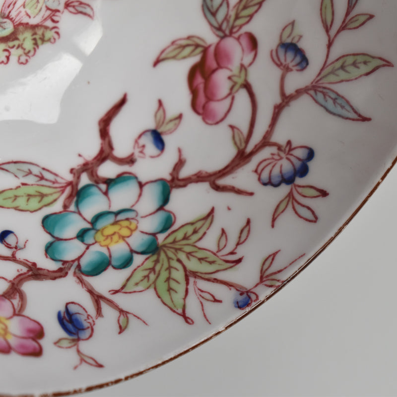 Antique Chocolate Cup & Saucer Sarreguemines Minton 216