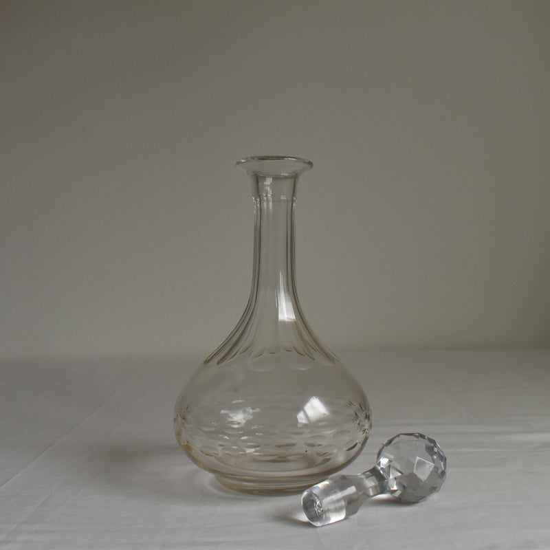 ヴィンテージ ガラスカラフェ