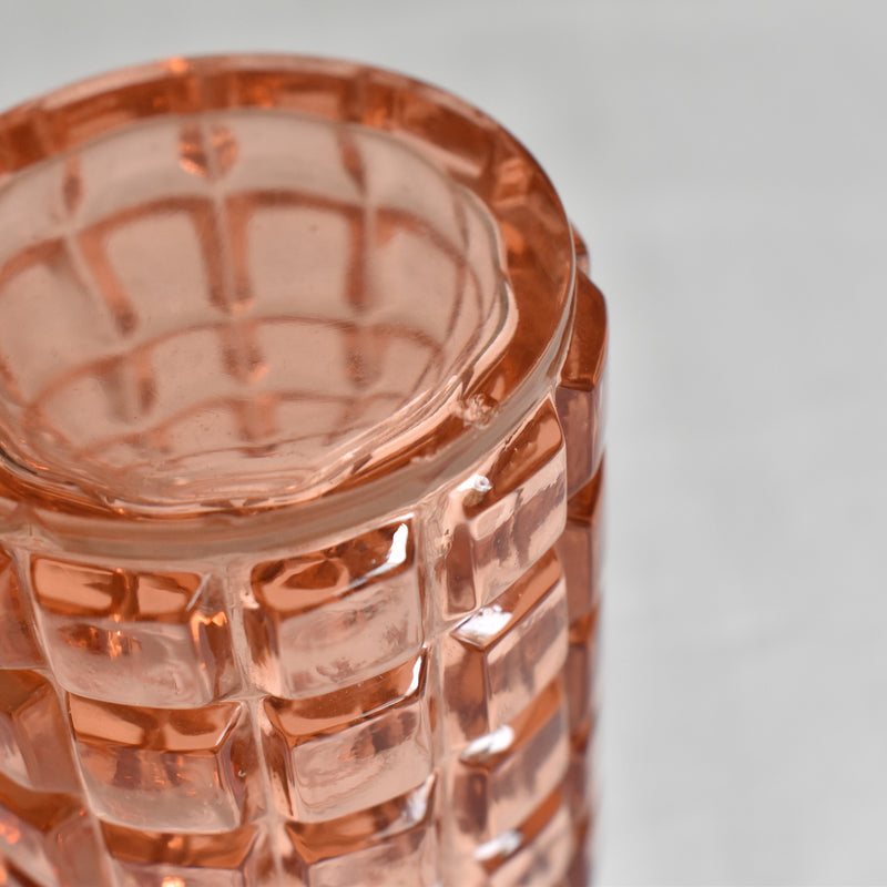 ヴィンテージピンクグラス　トワレセット