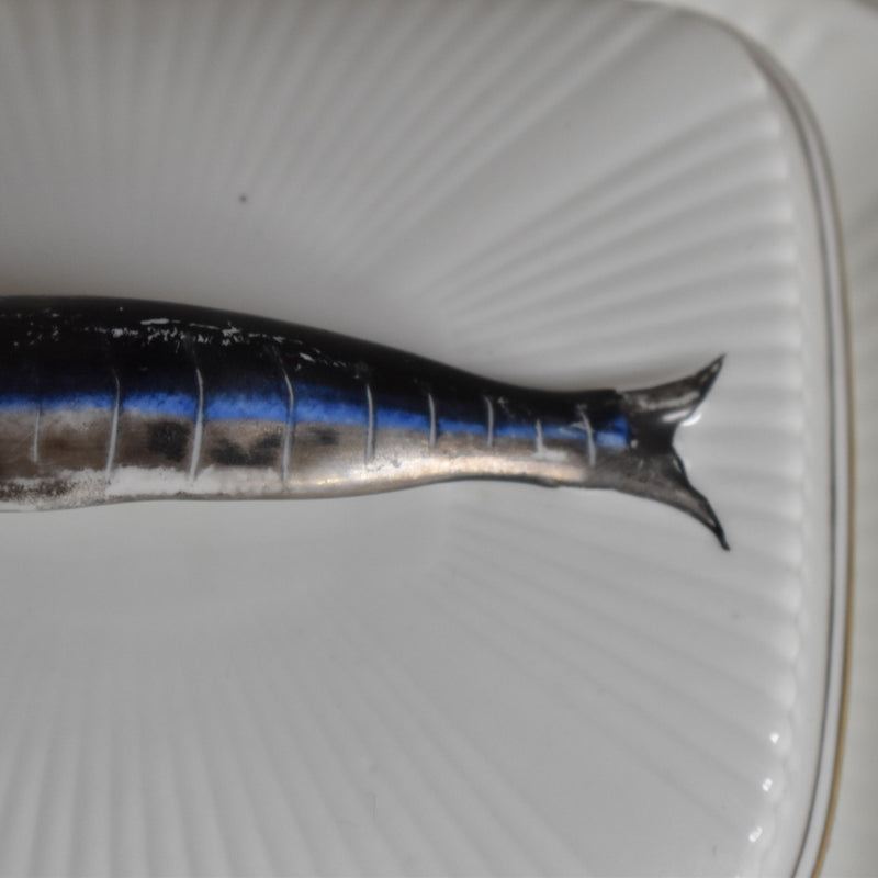Vintage sardine case with plate, Bétoule et Legrand