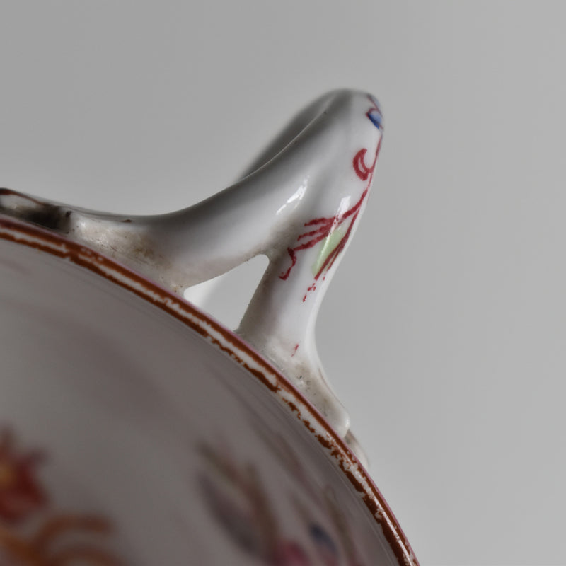 Antique Chocolate Cup & Saucer Sarreguemines Minton 216