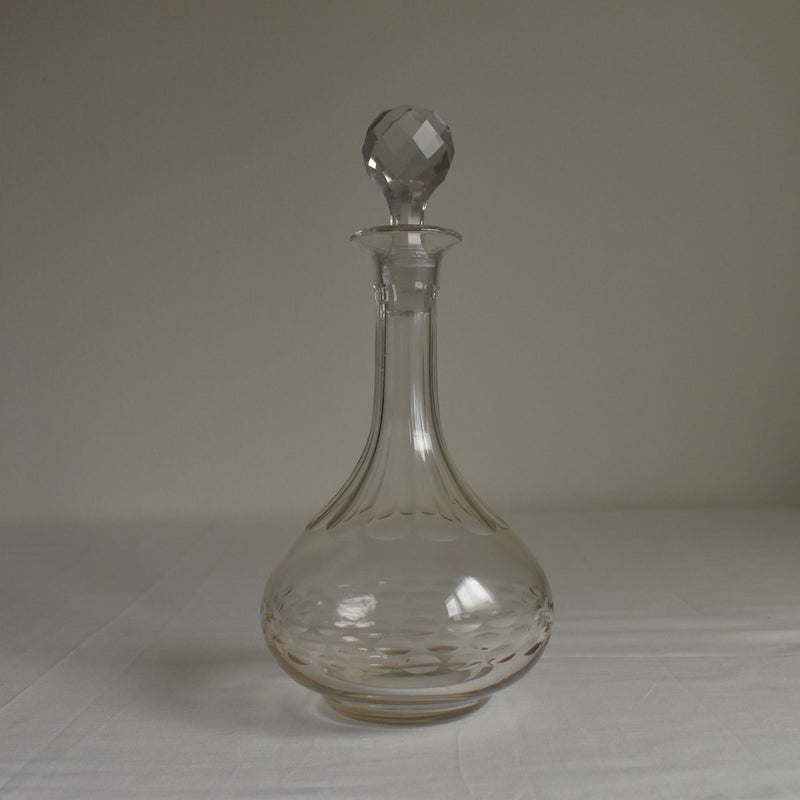 ヴィンテージ ガラスカラフェ