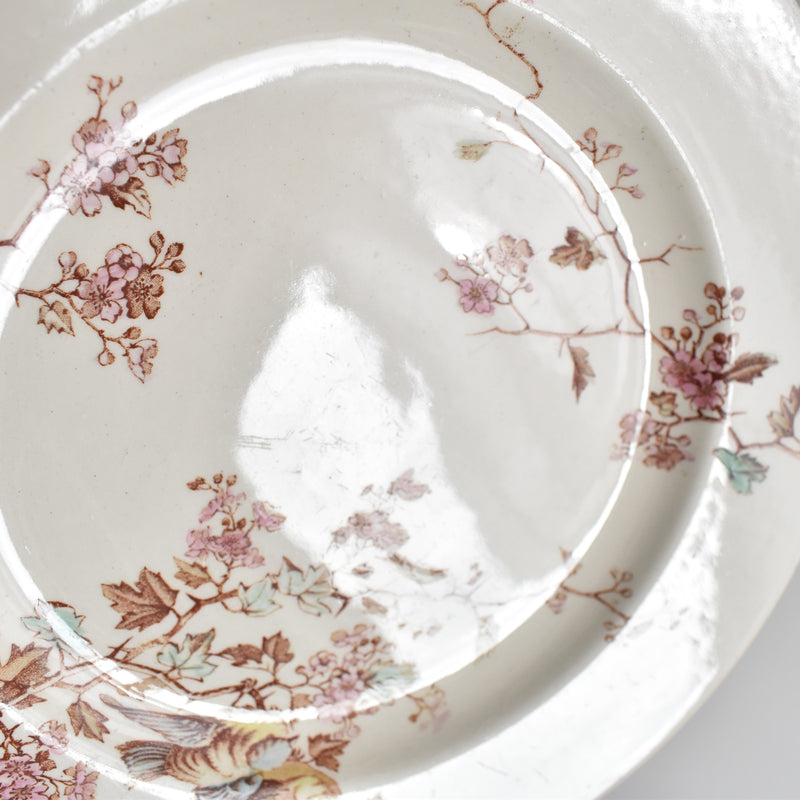 Antique Dessert Plate Lunéville Fauvette A