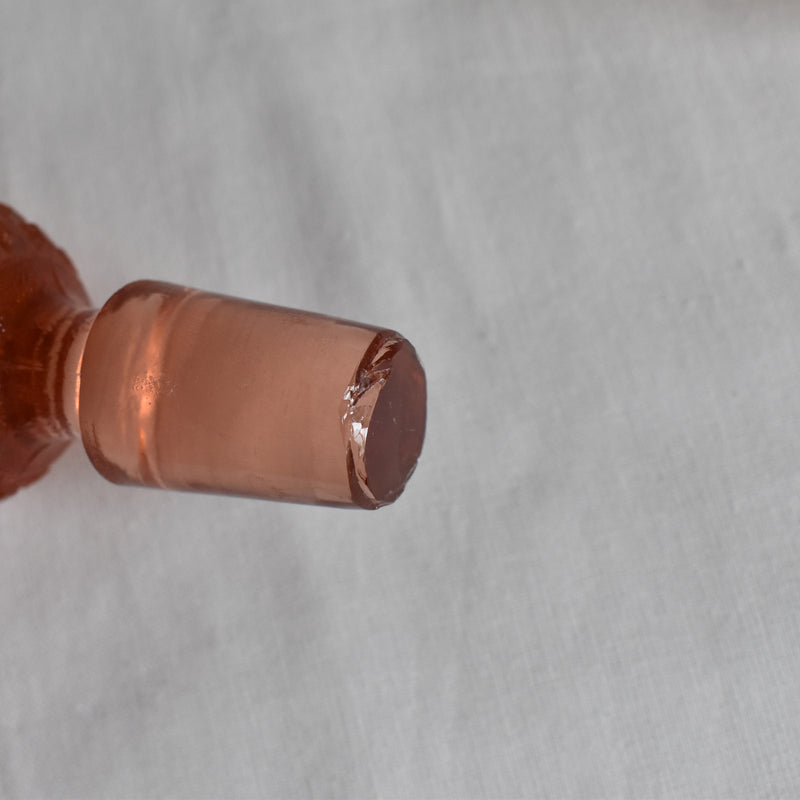 ヴィンテージピンクグラス　トワレセット