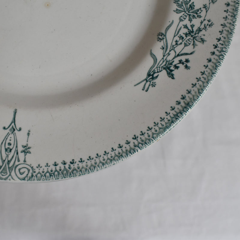 Antique plate, Saint-Amand, 4003 B