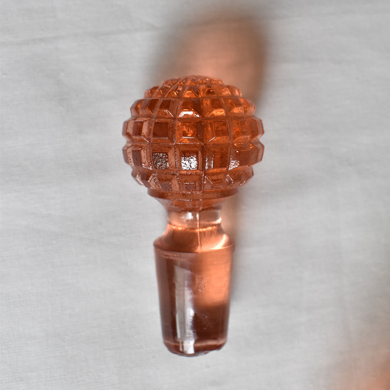 ヴィンテージピンクグラス　トワレセット