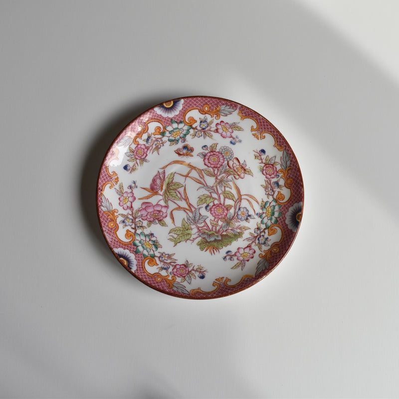 Antique teacup and saucer, Sarreguemines Minton 216 A