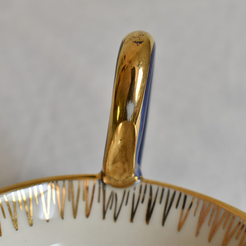 ア.ドラサンヴァル A.Dressinval コーヒーカップ＆ソーサー ダークブルー A