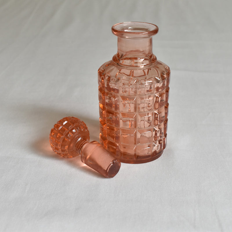 ヴィンテージピンクグラス　トワレセット