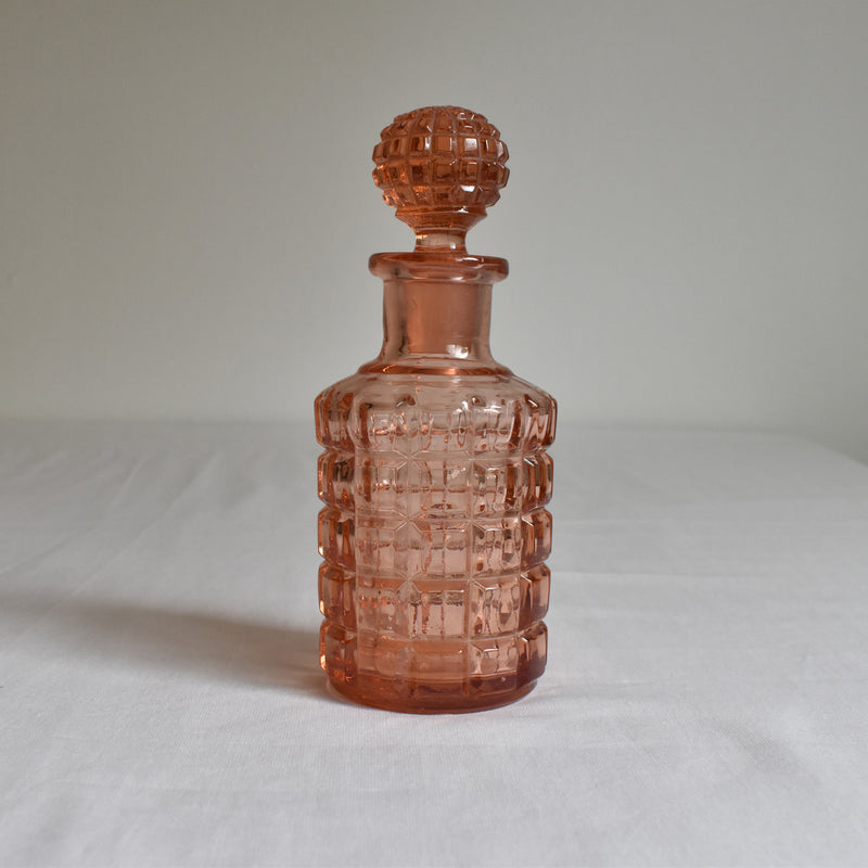 ヴィンテージピンクグラス　トワレセット