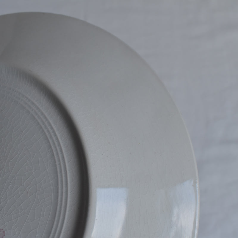 Antique Plate K&G Lunéville Platane Z6