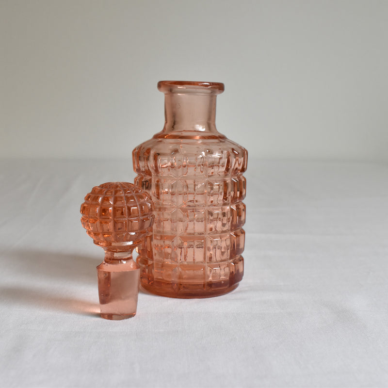 ヴィンテージピンクグラス　トワレセット