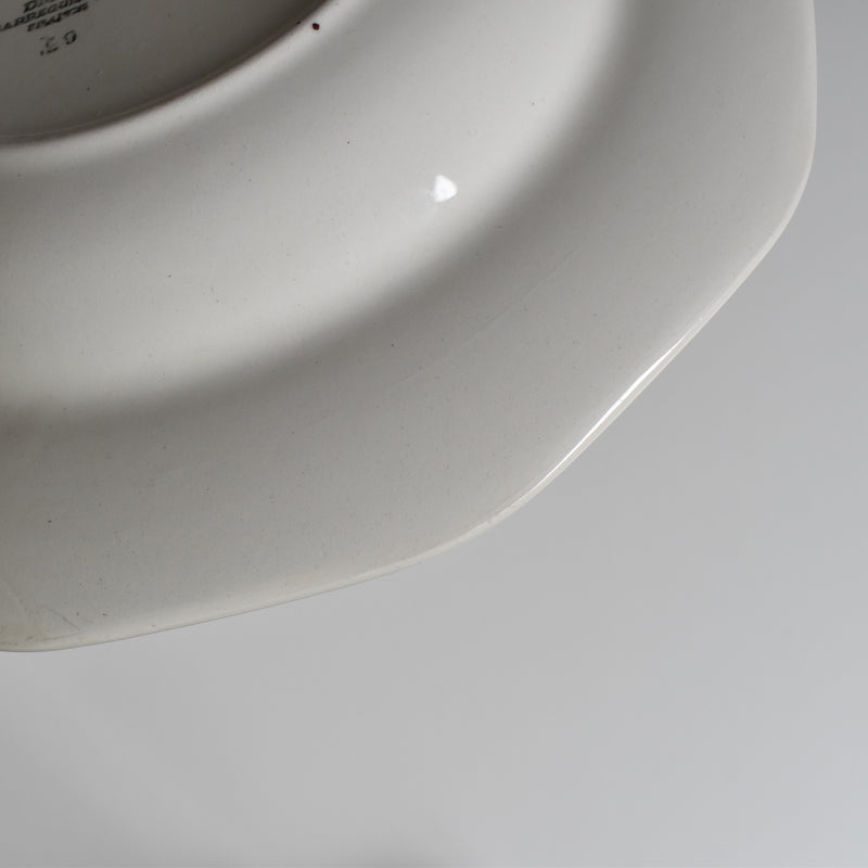Vintage Deep Plate, Digoin & Sarreguemines, Odile A