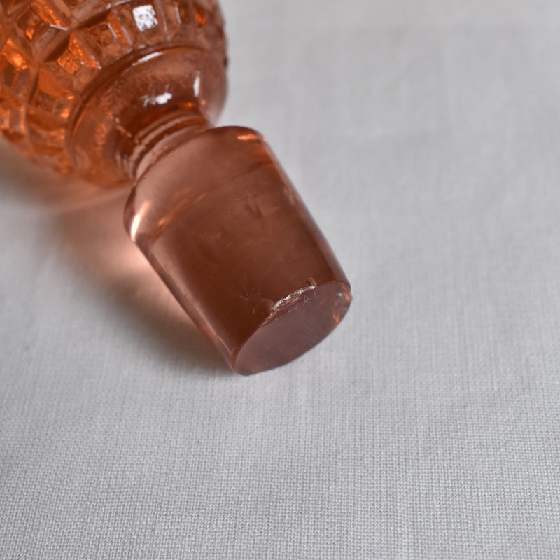 ヴィンテージピンクグラス　トワレセット