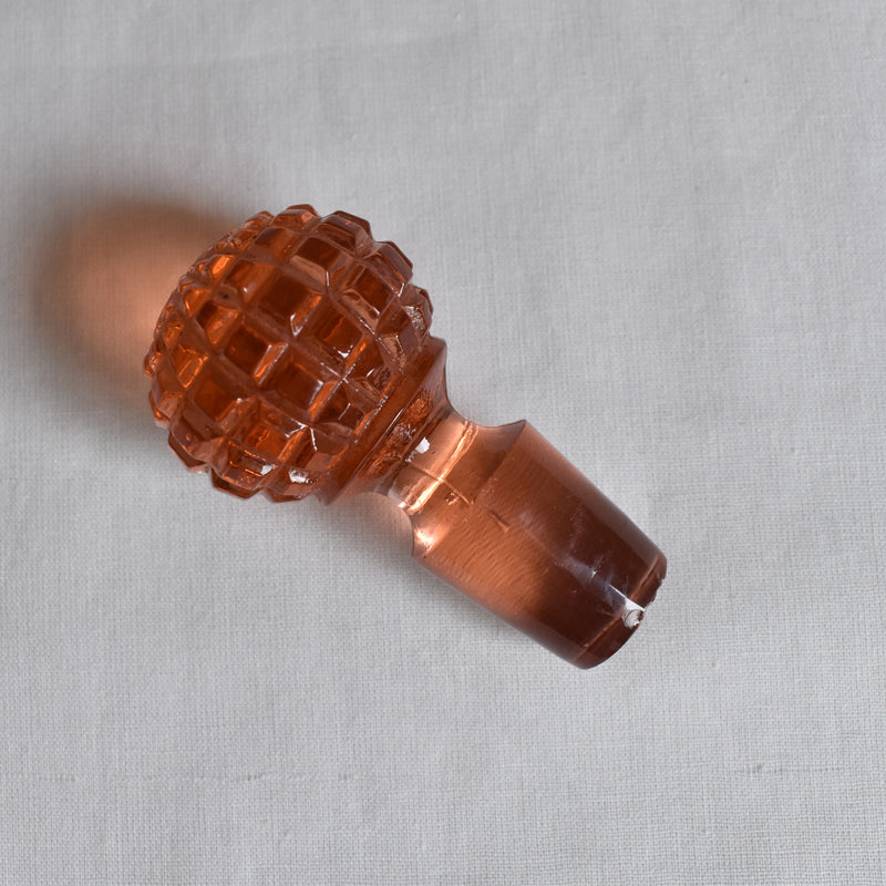 ヴィンテージピンクグラス　トワレセット