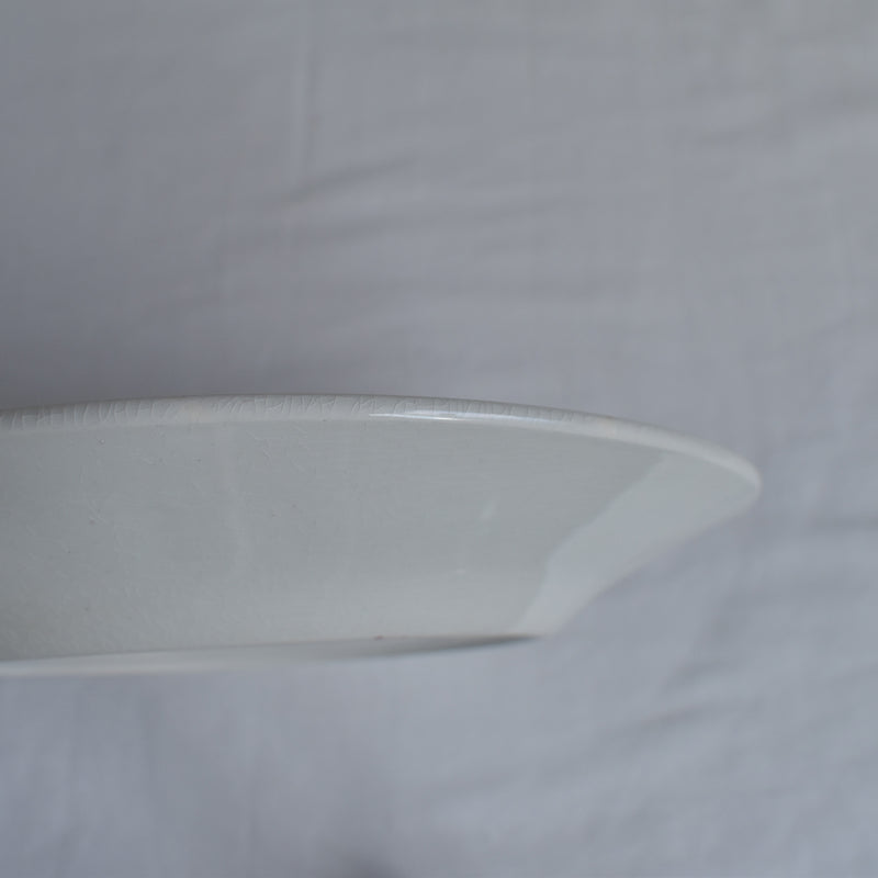 Antique Plate K&G Lunéville Platane Z6
