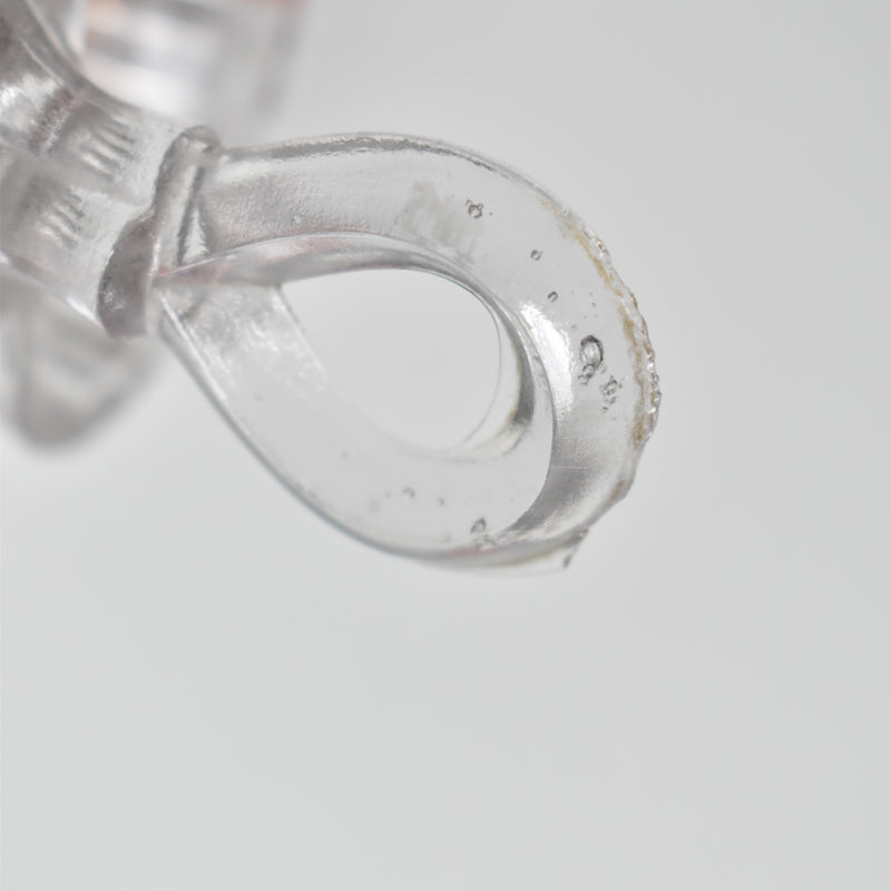 Vintage Glass Salt and Pepper Shakers, Oullins