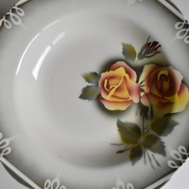 Vintage Deep Plate, Digoin & Sarreguemines, Odile A