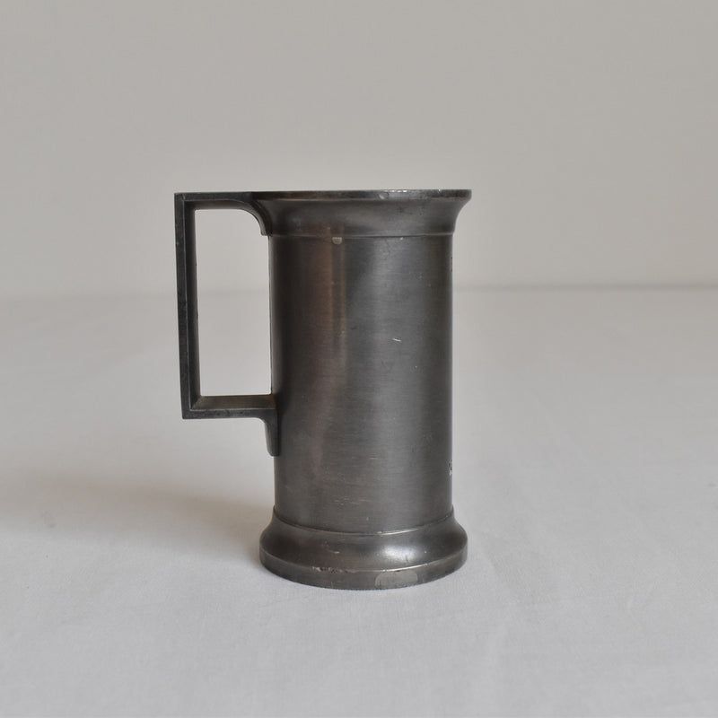 Vintage Pewter Measuring Cup, Whisky
