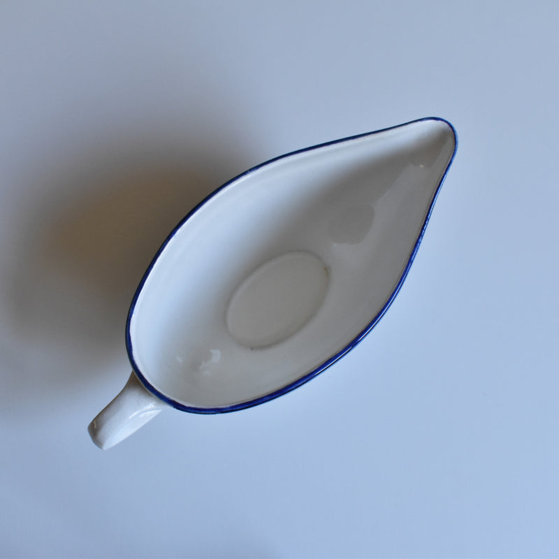 Antique Sauce Boat, Sarreguemines Thebes