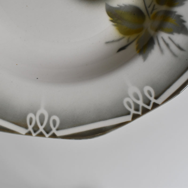 Vintage Deep Plate, Digoin & Sarreguemines, Odile A