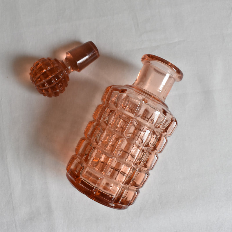 ヴィンテージピンクグラス　トワレセット