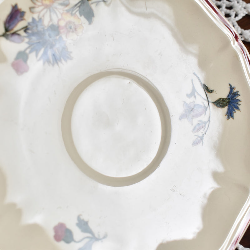 Vintage Cup & Saucer Digoin & Sarreguemines Agreste A