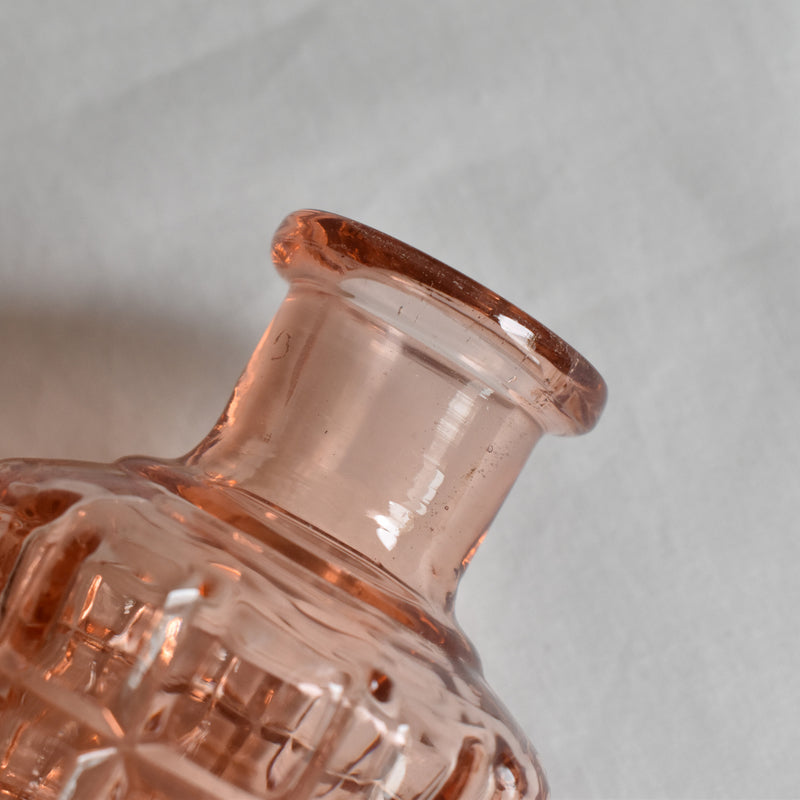 ヴィンテージピンクグラス　トワレセット