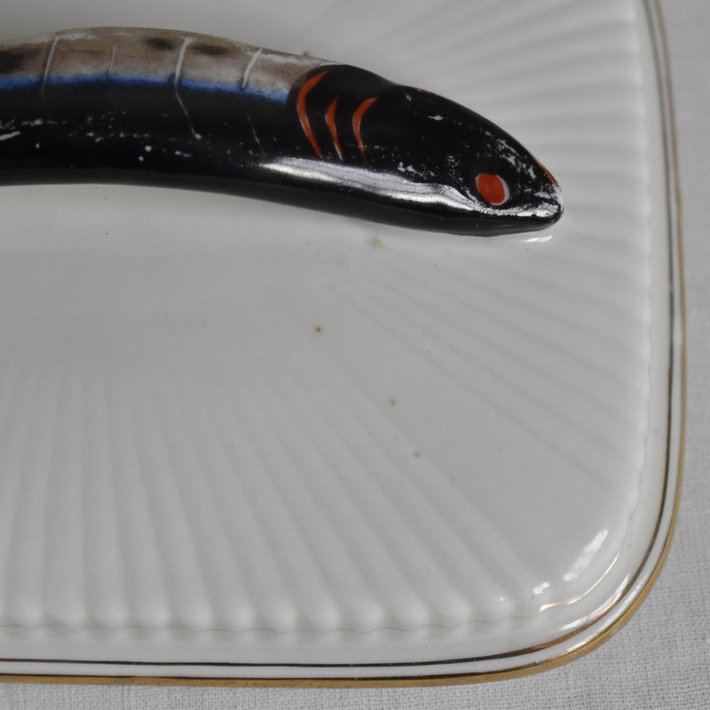 Vintage sardine case with plate, Bétoule et Legrand