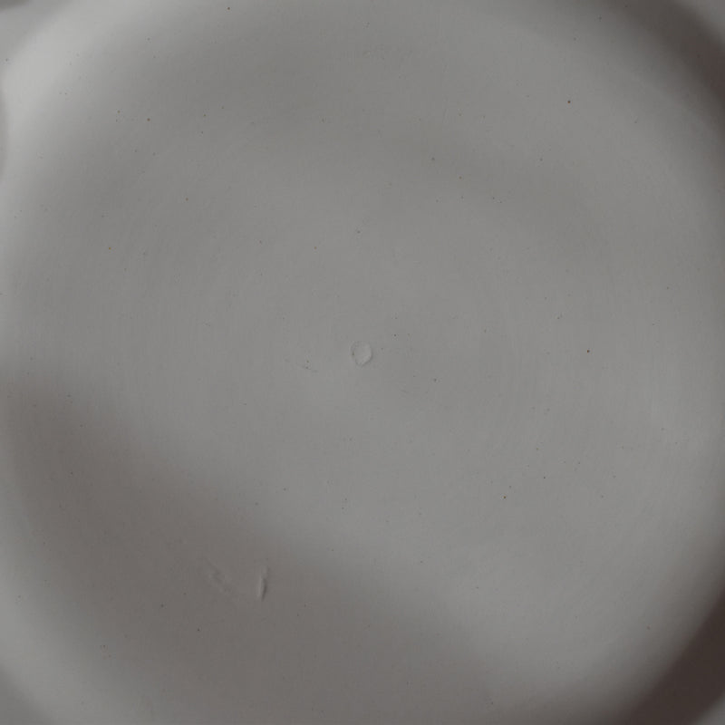 Vintage Dessert Plate, Digoin Sarreguemines, White D