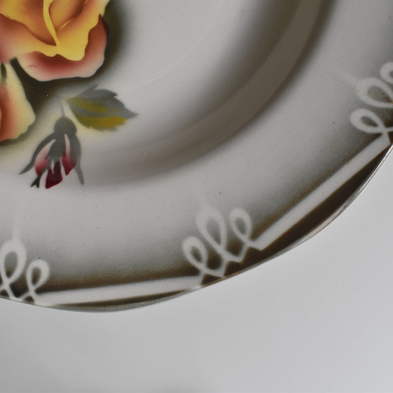 Vintage Deep Plate, Digoin & Sarreguemines, Odile A