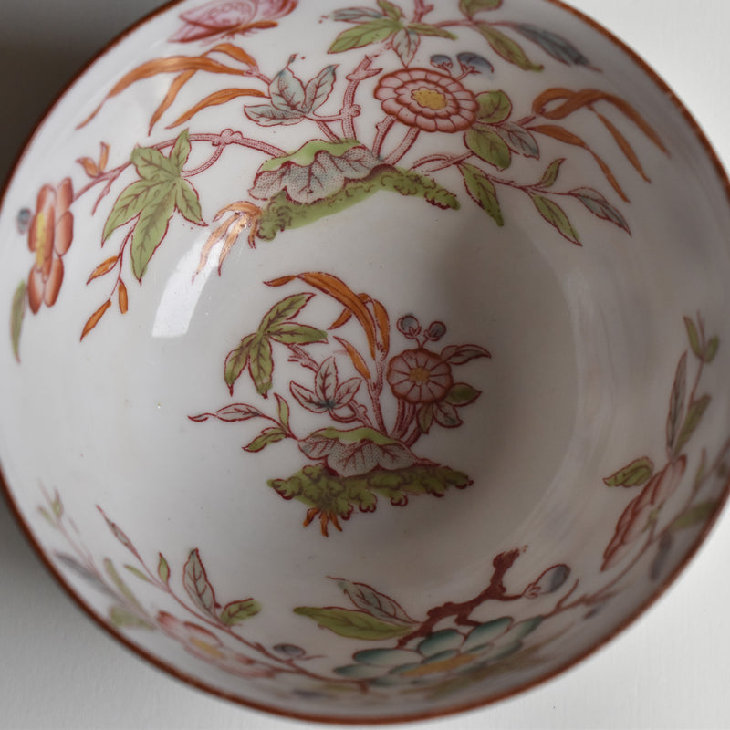 Antique teacup and saucer, Sarreguemines Minton 216 A