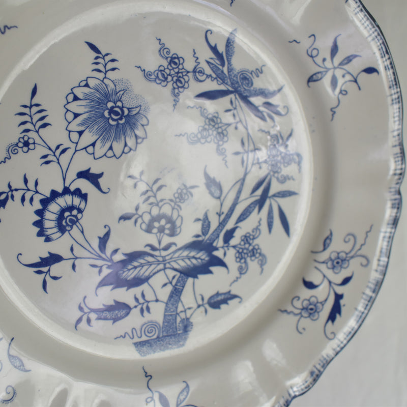 Vintage dessert plate Sarreguemines Lancaster B