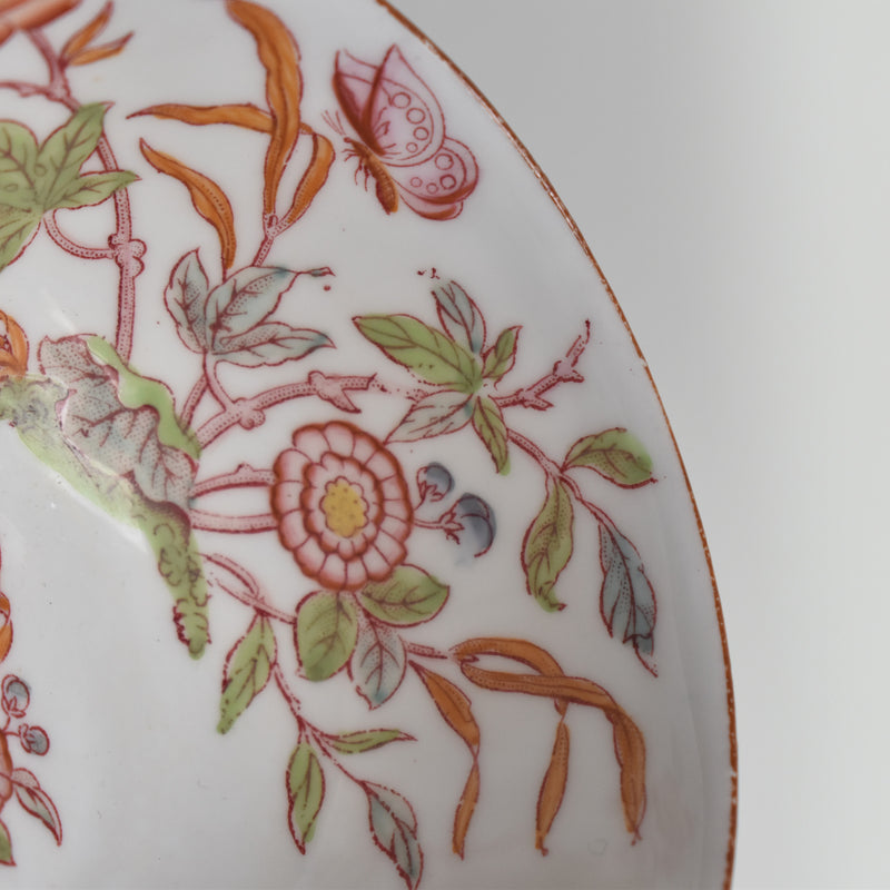 Antique teacup and saucer, Sarreguemines Minton 216 A