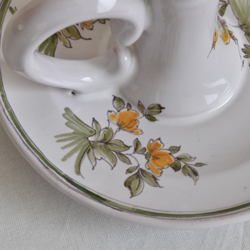 Vintage Moustiers Candle Holder