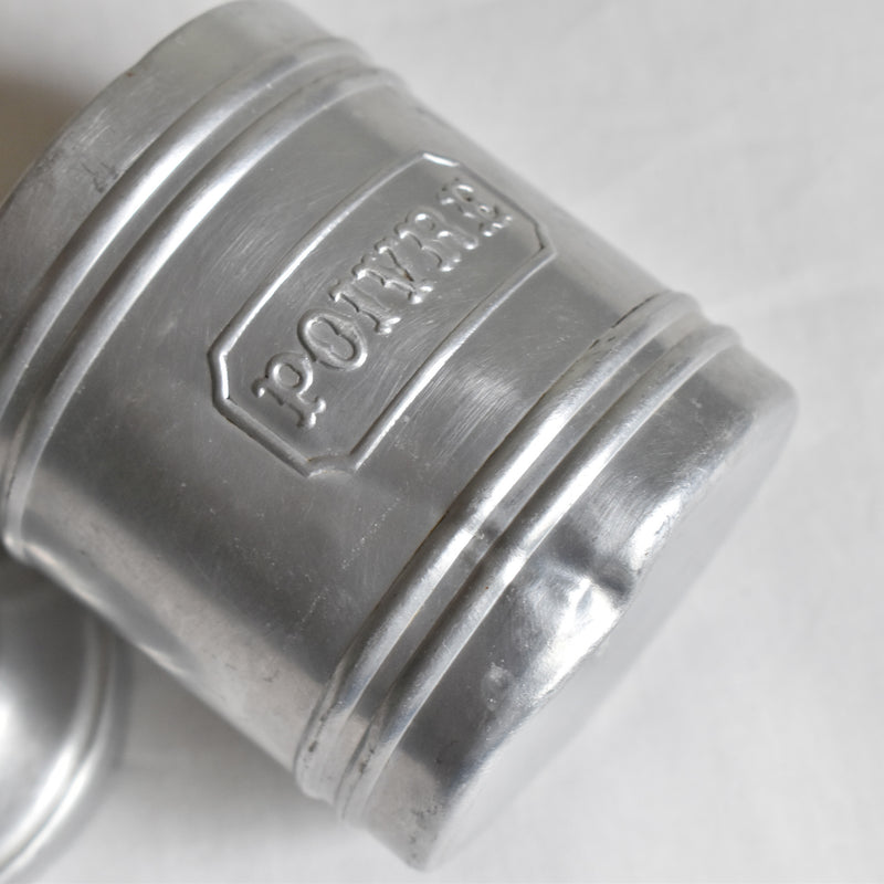 Vintage Aluminum Storage Containers, Set of 3