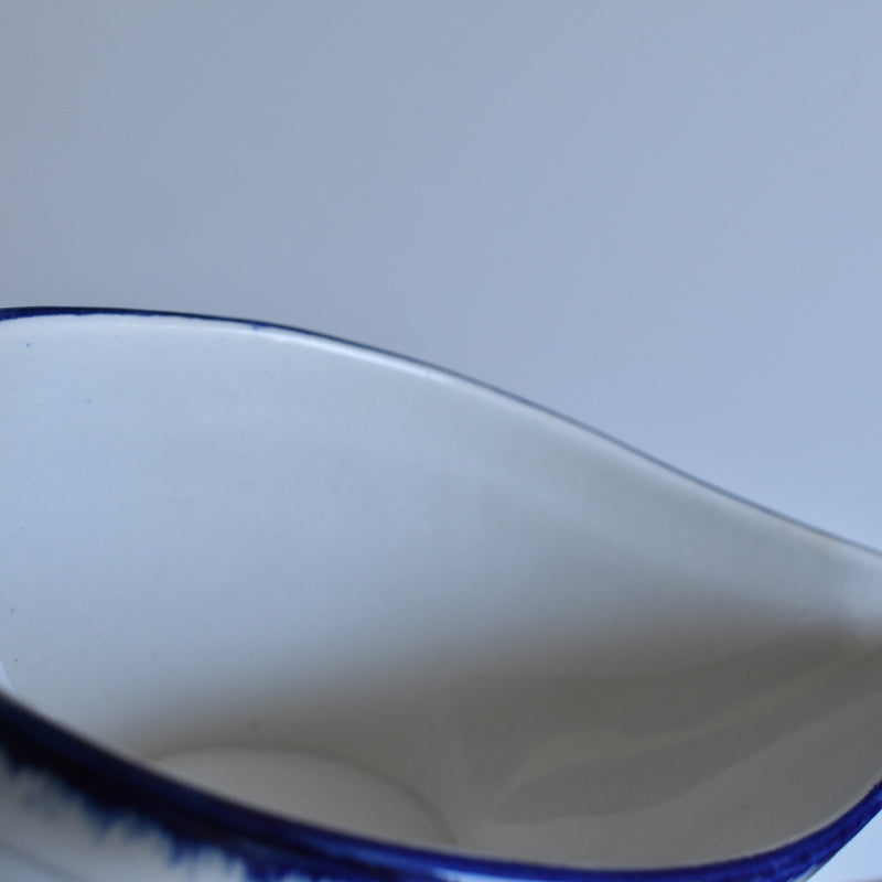 Antique Sauce Boat, Sarreguemines Thebes
