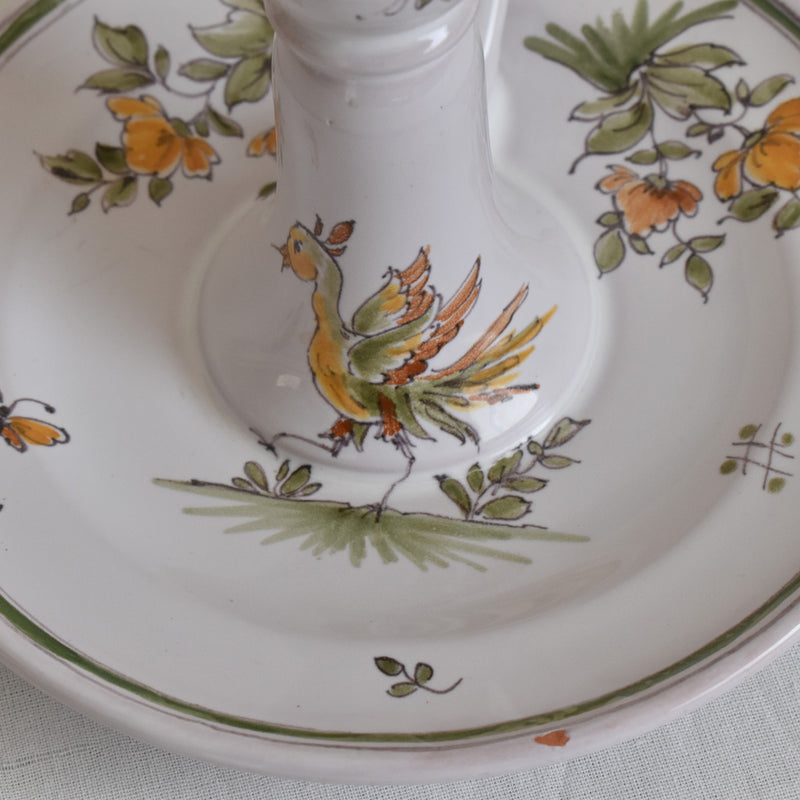 Vintage Moustiers Candle Holder