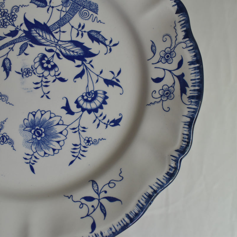 Vintage dessert plate Sarreguemines Lancaster B