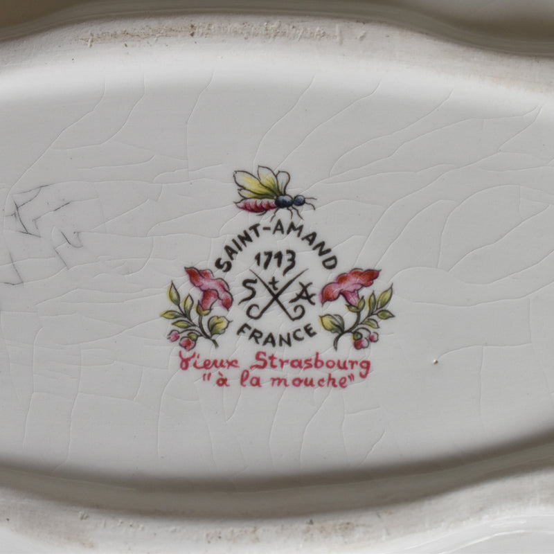 Vintage Saint Amand Jardinière Vieux Strasbourg a la Mouche