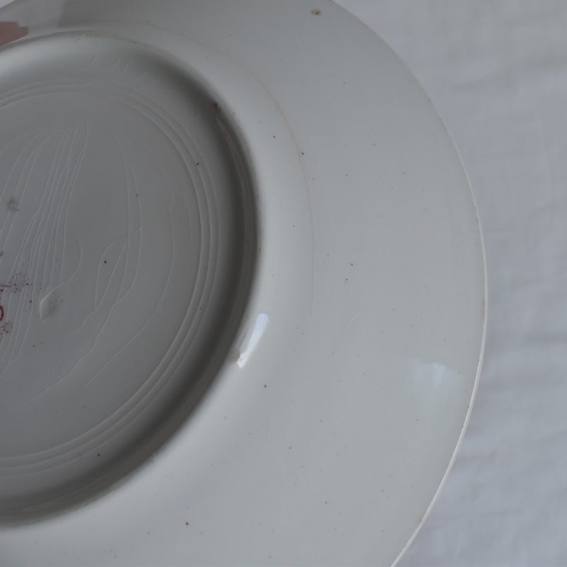 Antique Plate K&G Lunéville Platane Z7