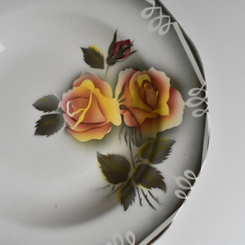 Vintage deep plate, Digoin & Sarreguemines Odile B