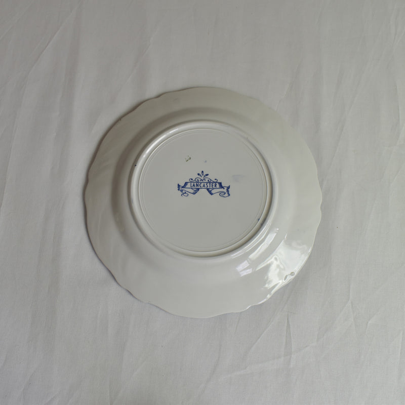 Vintage Dessert Plate Sarreguemines Lancaster A