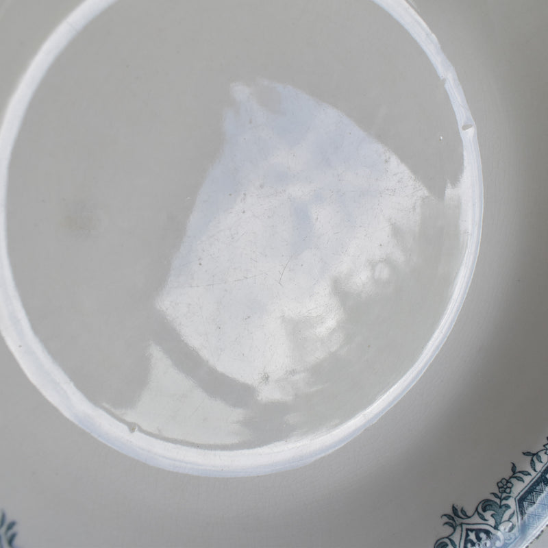 Antique Deep Plate St. Amand Maroc