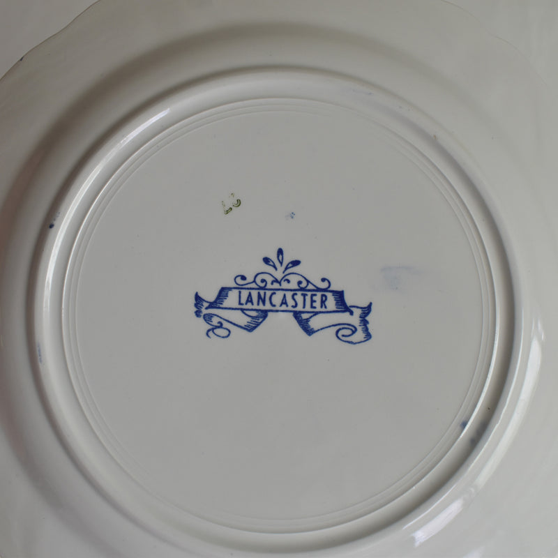 Vintage Dessert Plate Sarreguemines Lancaster A