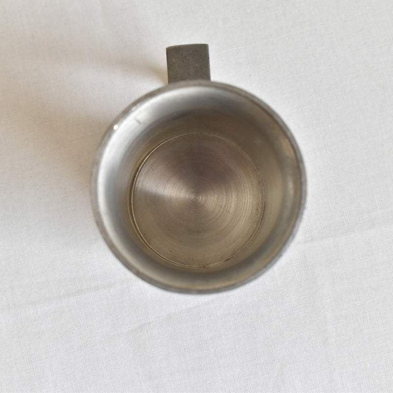 Vintage Pewter Measuring Cup, Whisky