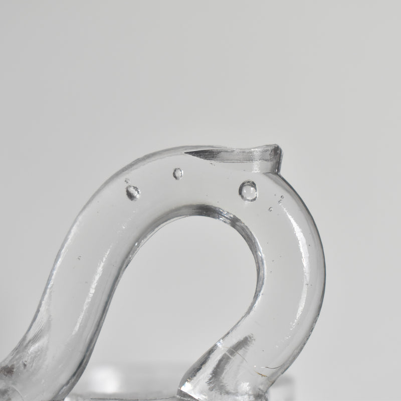 Vintage Glass Salt & Pepper Triple