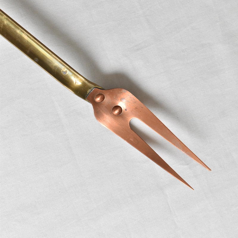 Brass Ladle & Meat Fork